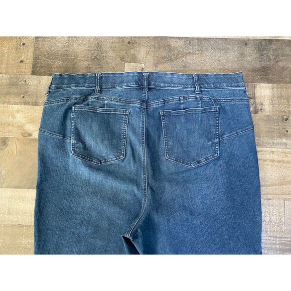 TORRID JEANS SIZE 26R PREMIUM BOMBSHELL SKINNY STRETCH BLUE - Picture 5 of 10